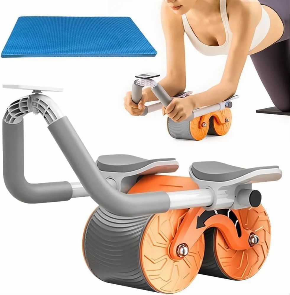 2-in-1 Abs Roller Wheel for Workouts - Noorz