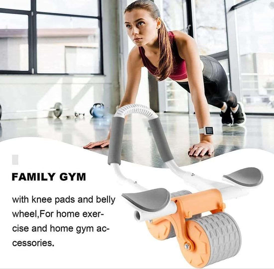 2-in-1 Abs Roller Wheel for Workouts - Noorz