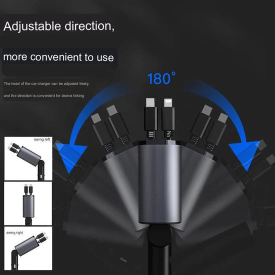 4 in 1 Retractable Charger - Noorz