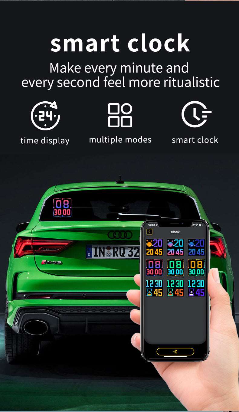 Car Rear Window LED Display - Noorz